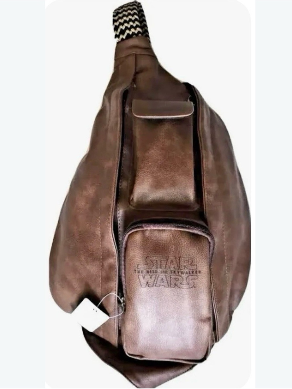 NWT Star Wars: The Rise of Skywalker Cosplay Sling Bag Brown Faux Leather